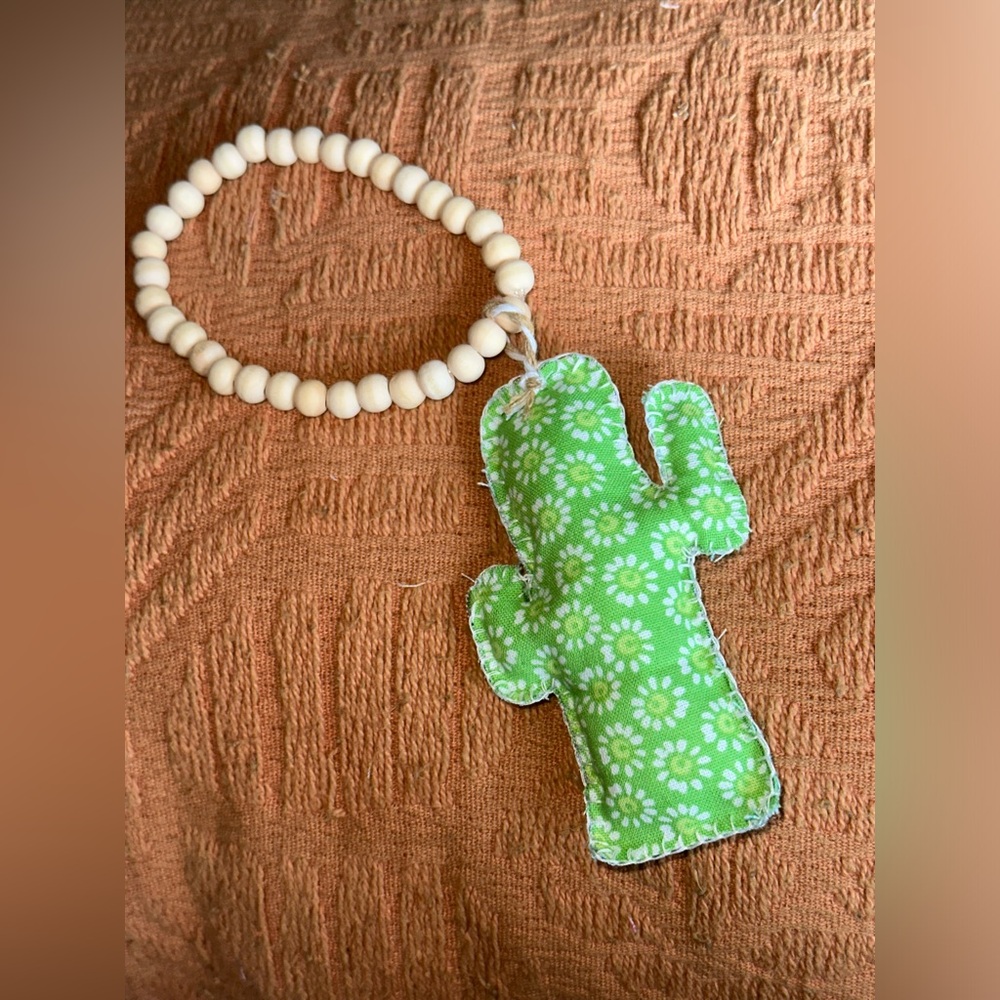 Hand sewn cactus decor